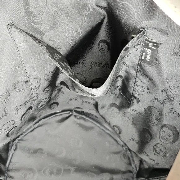 Jack Gomme Nylon Leather Strap Tote Bag New without Tag + FREE GIFT - Picture 8 of 11